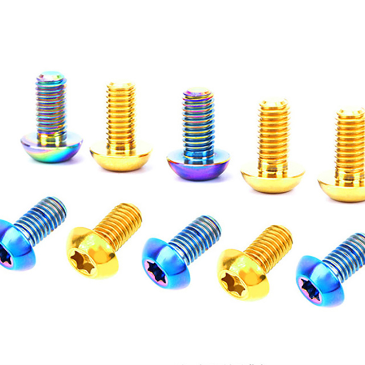 Düğme başlı torx titanyum alaşımlı vida