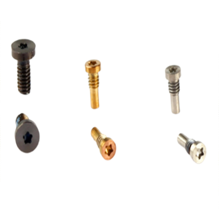 OEM m1.6 altın düşük düz kafa t5 t6 torx gözlük küçük vida