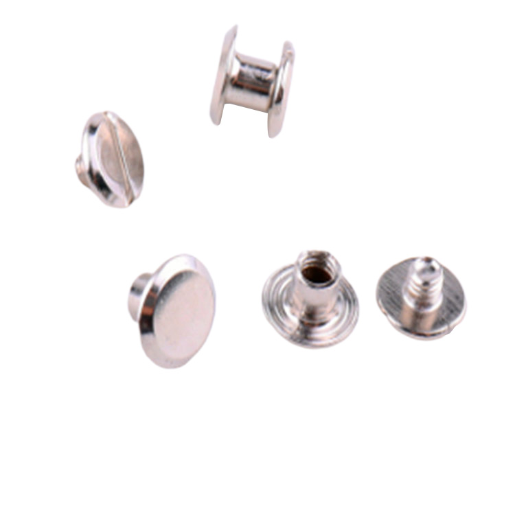 M4X5mm metal chicago vidalı kitap ciltleme vidası deri için