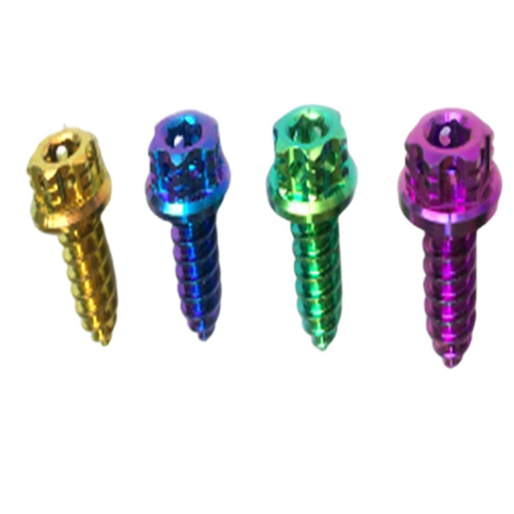 M6X17mm soket başlı titanyum bağlantı elemanı Kendinden Vurarak vida