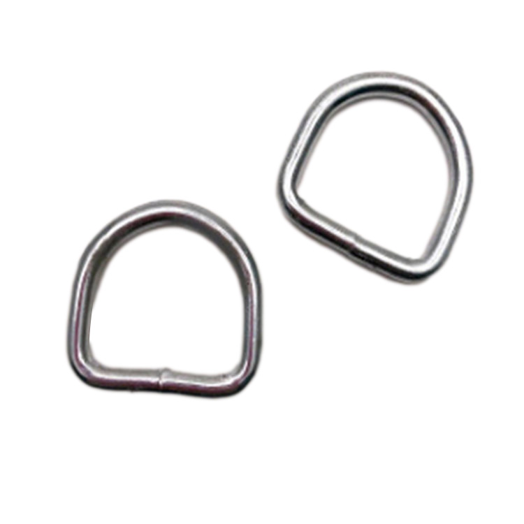 Bagaj için toptan elektrogalvanizleme 6X40mm metal D Halkası