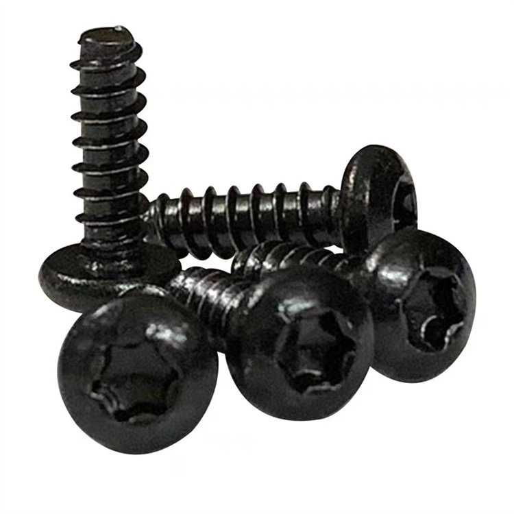 Siyah karbon çelik m4 torx tava başlı akıllı vidalar