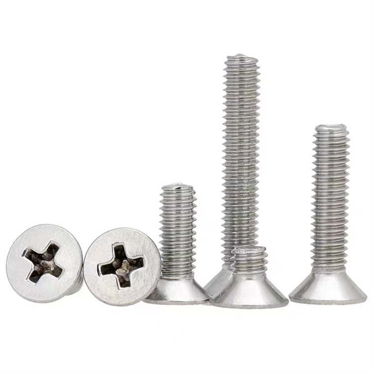 DIN965 nikel kaplama m2 metal havşalı makine vidası