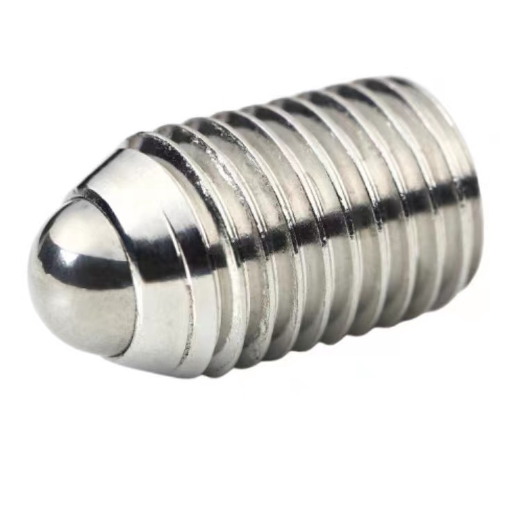 Paslanmaz çelik m3 altıgen soket küresel uçlu yaylı piston