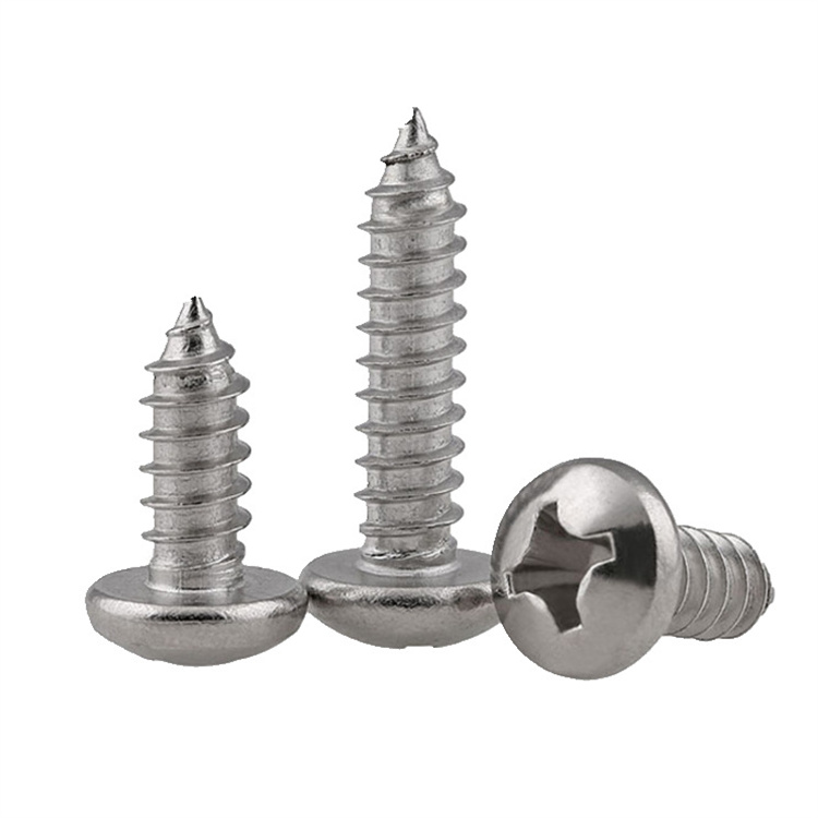 Metal için nikel kaplama m1.5 tava başlı küçük akıllı vida