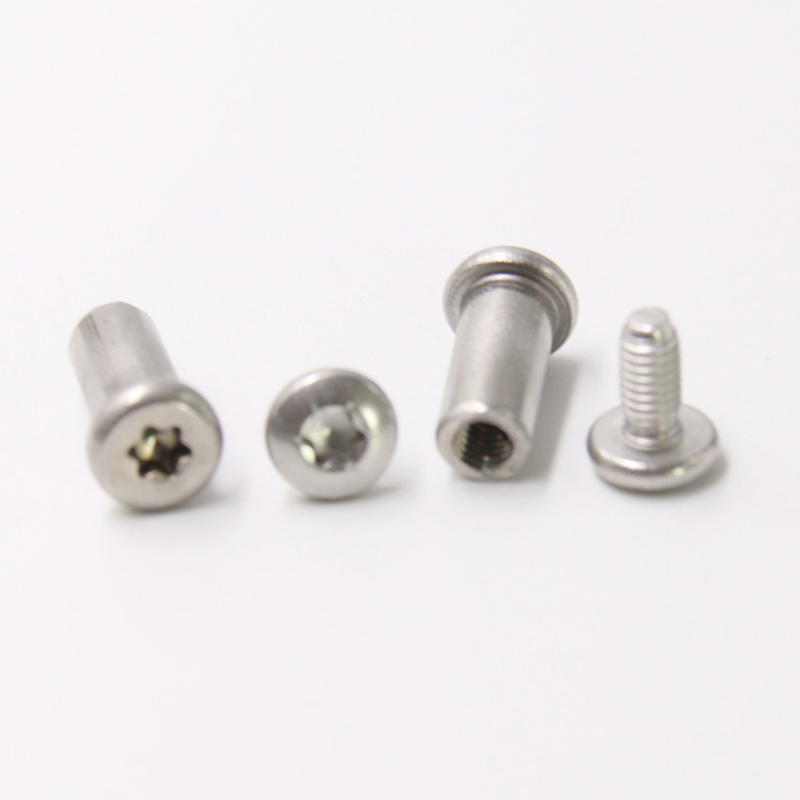 Bıçak için paslanmaz çelik m3 torx başlı erkek ve dişi vida Bıçak için paslanmaz çelik m3 torx başlı erkek ve dişi vida